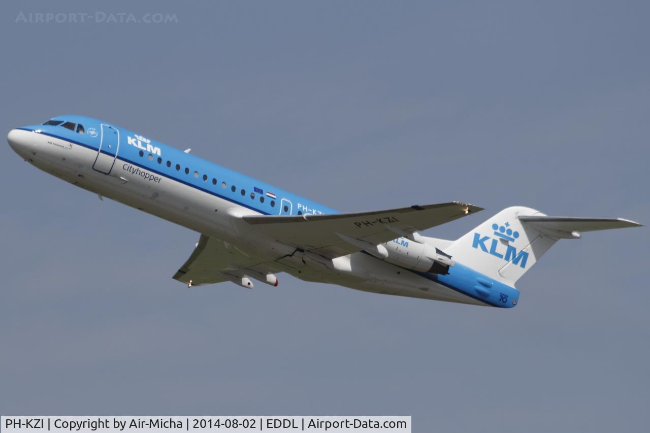 PH-KZI, 1997 Fokker 70 (F-28-0070) C/N 11579, KLM Cityhopper