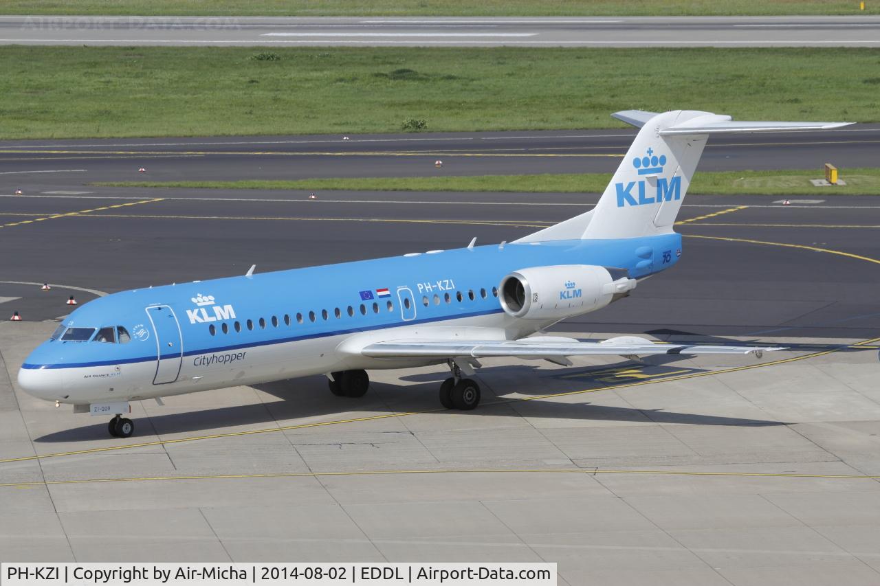 PH-KZI, 1997 Fokker 70 (F-28-0070) C/N 11579, KLM Cityhopper