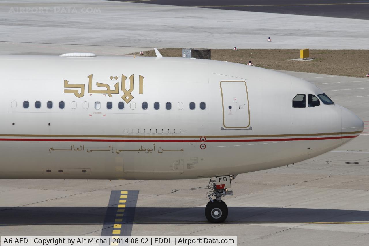 A6-AFD, 2011 Airbus A330-343X C/N 1205, Etihad Airways