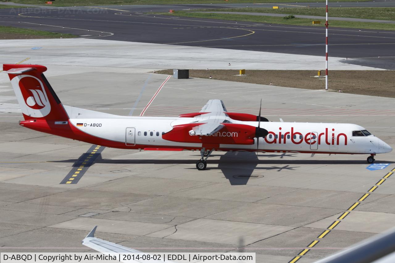 D-ABQD, 2009 De Havilland Canada DHC-8-402Q Dash 8 C/N 4234, Air Berlin