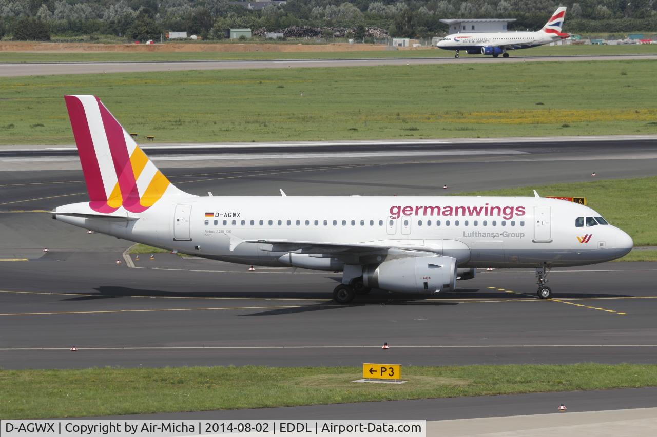 D-AGWX, 2013 Airbus A319-132 C/N 5569, Germanwings