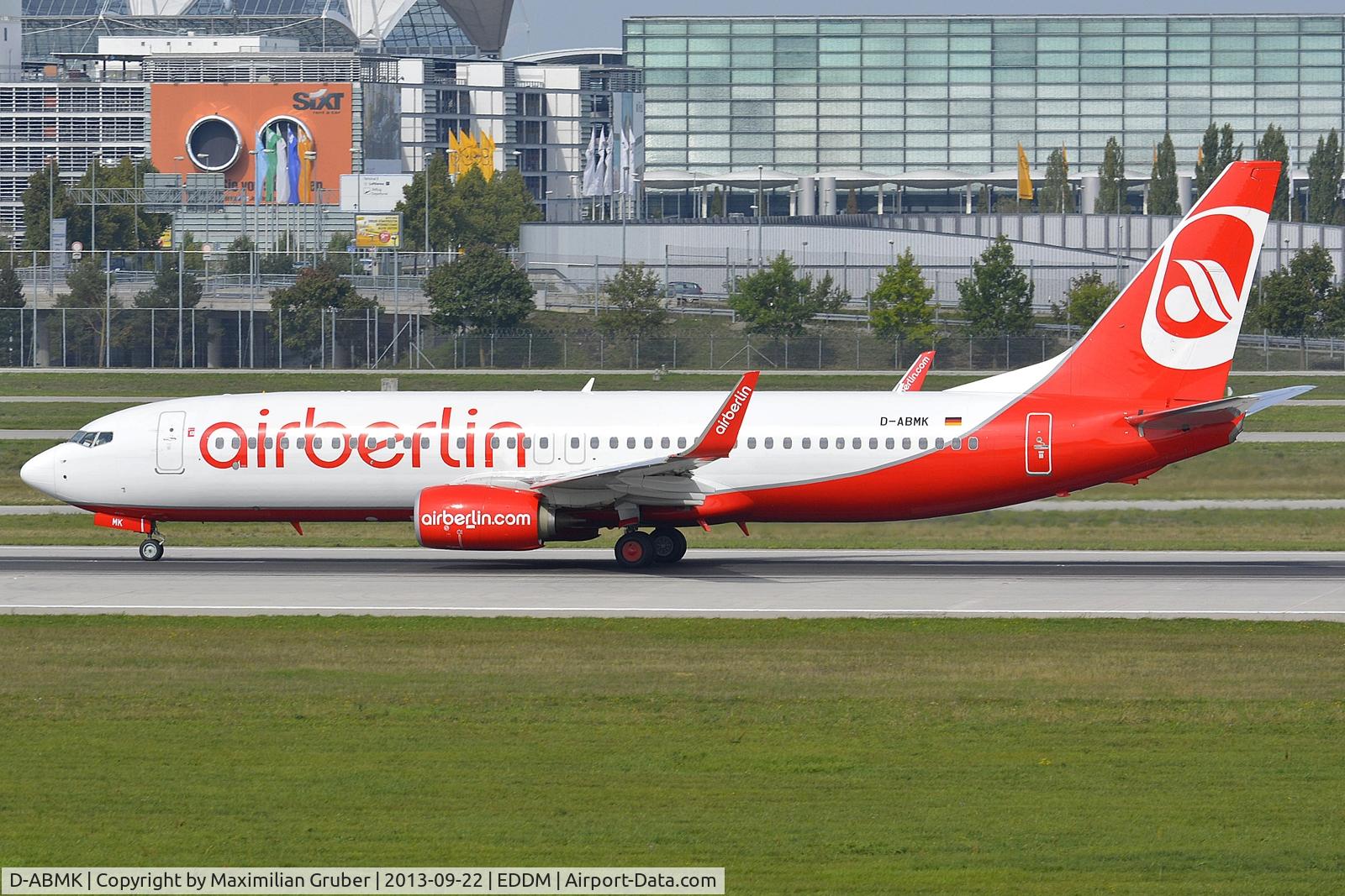 D-ABMK, 2012 Boeing 737-86J C/N 37772, Air Berlin