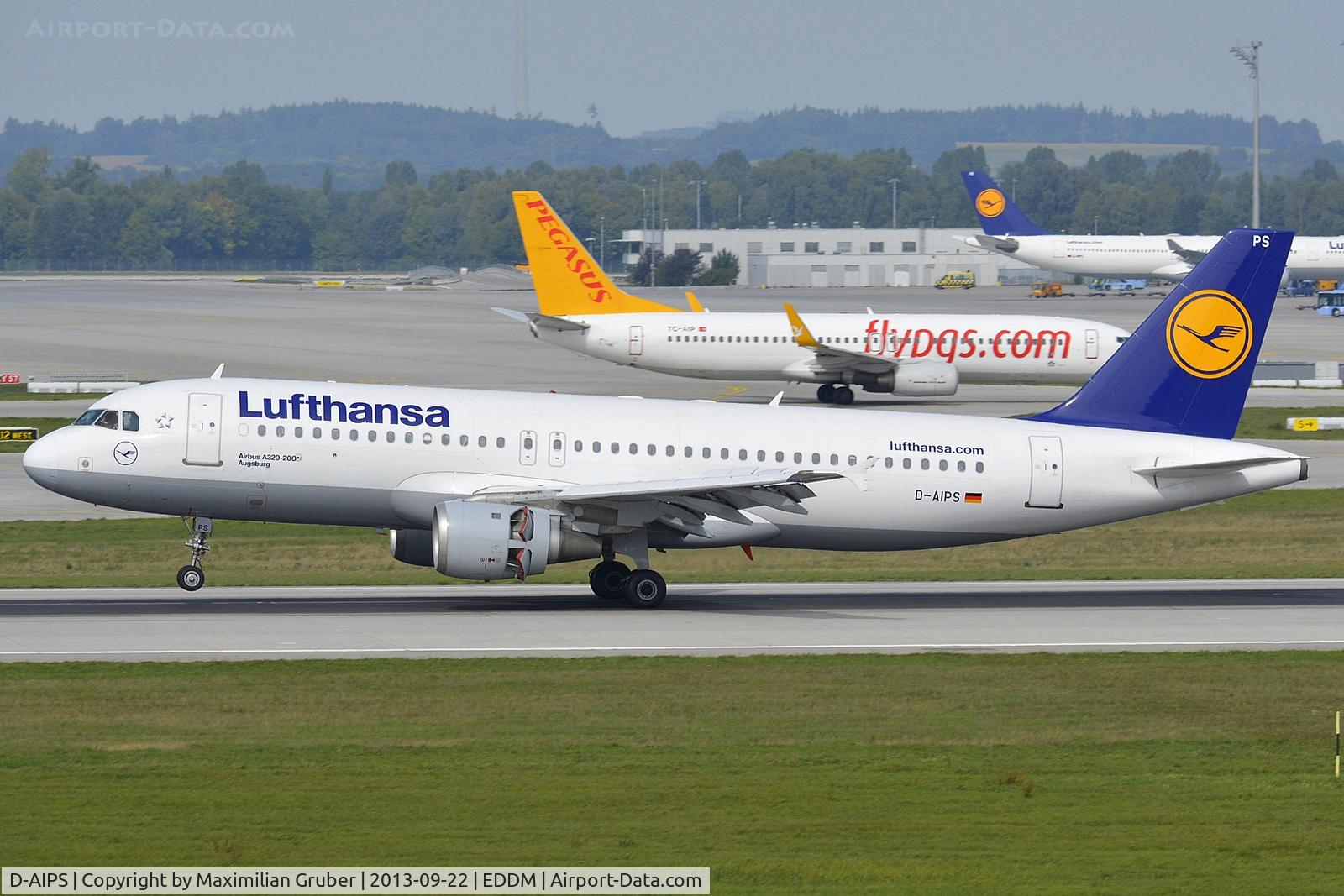 D-AIPS, 1990 Airbus A320-211 C/N 0116, Lufthansa