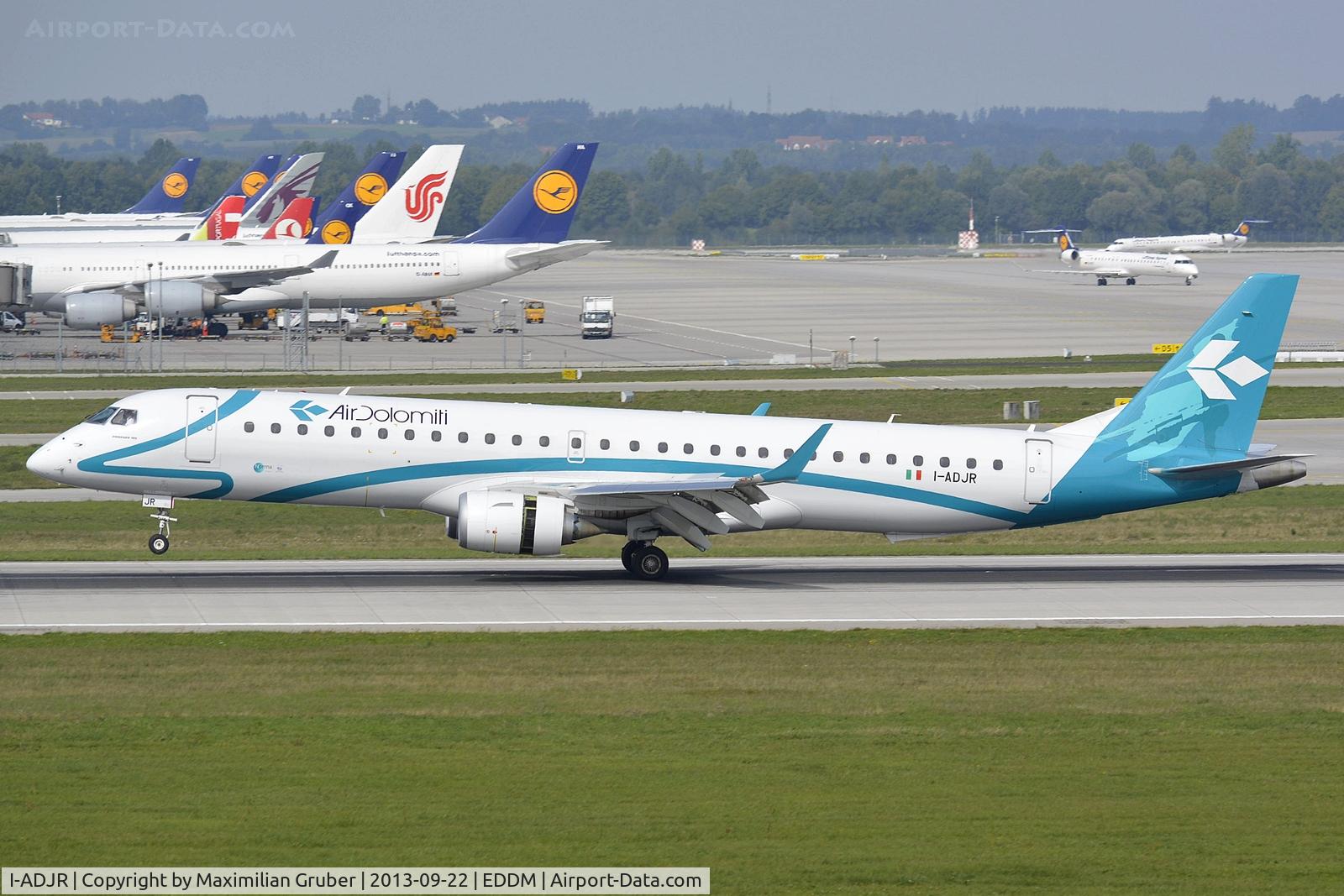 I-ADJR, 2012 Embraer 195LR (ERJ-190-200LR) C/N 19000595, Air Dolomiti
