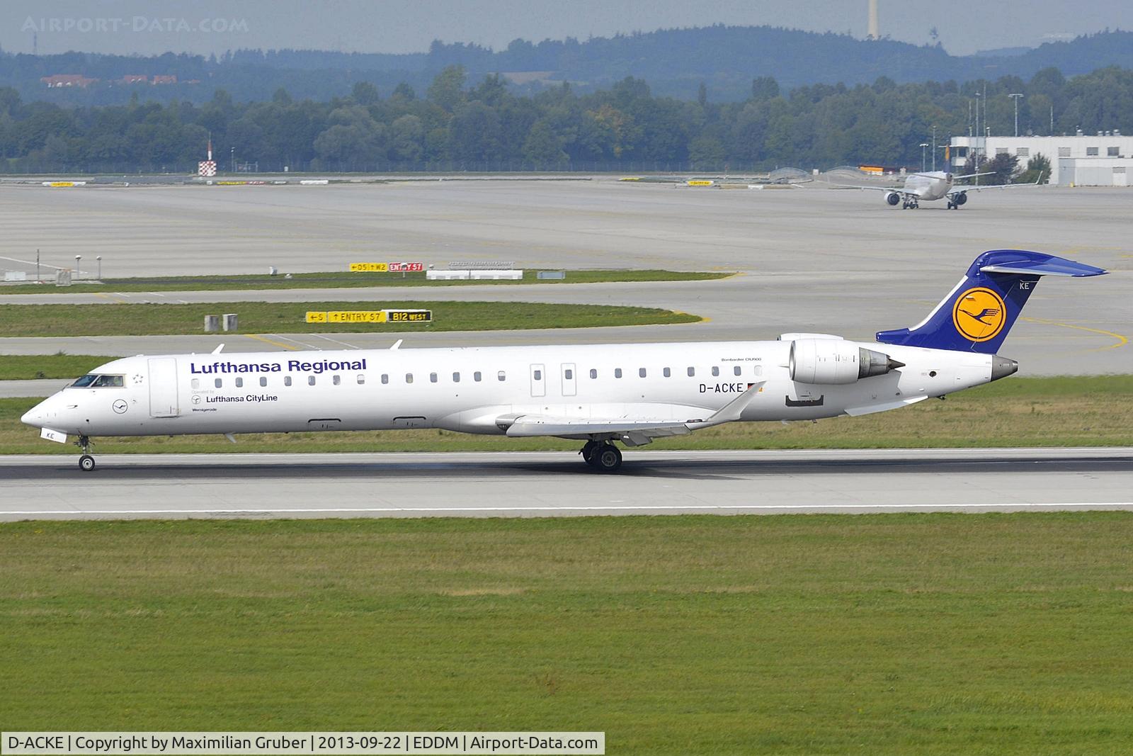 D-ACKE, 2006 Bombardier CRJ-900LR (CL-600-2D24) C/N 15081, Lufthansa Cityline