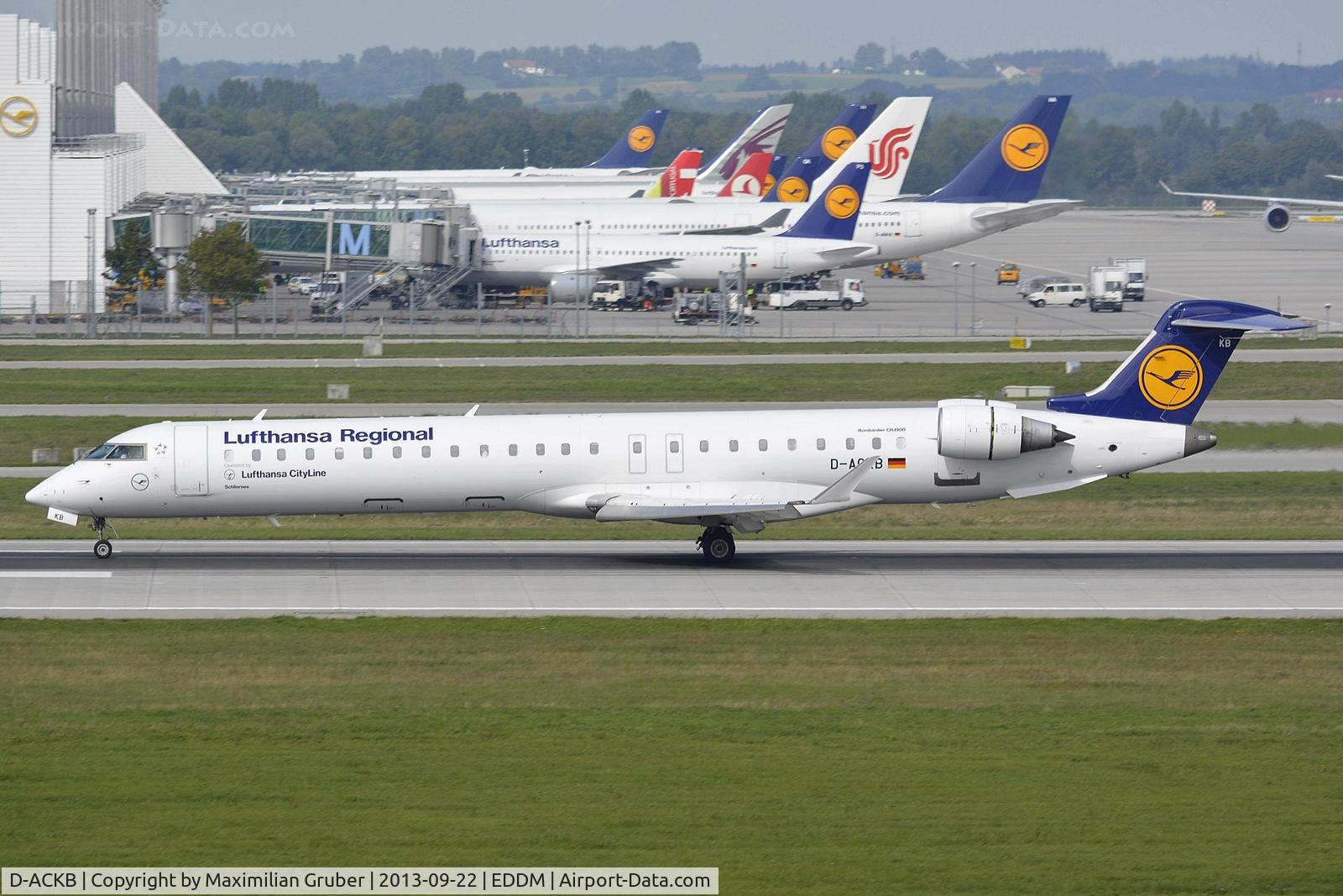 D-ACKB, 2006 Bombardier CRJ-900LR (CL-600-2D24) C/N 15073, Lufthansa Cityline
