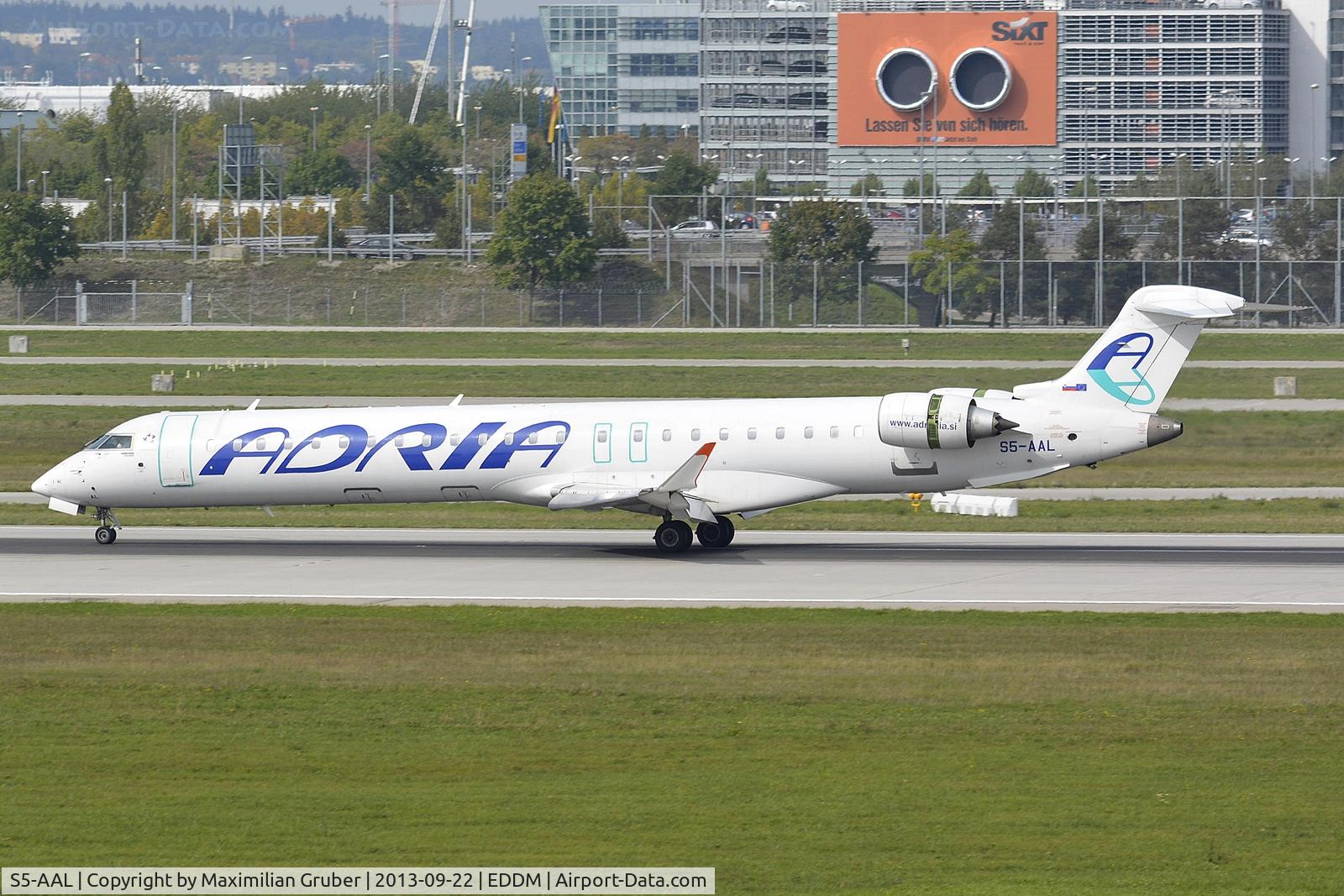 S5-AAL, 2007 Bombardier CRJ-900LR (CL-600-2D24) C/N 15129, Adria Airways