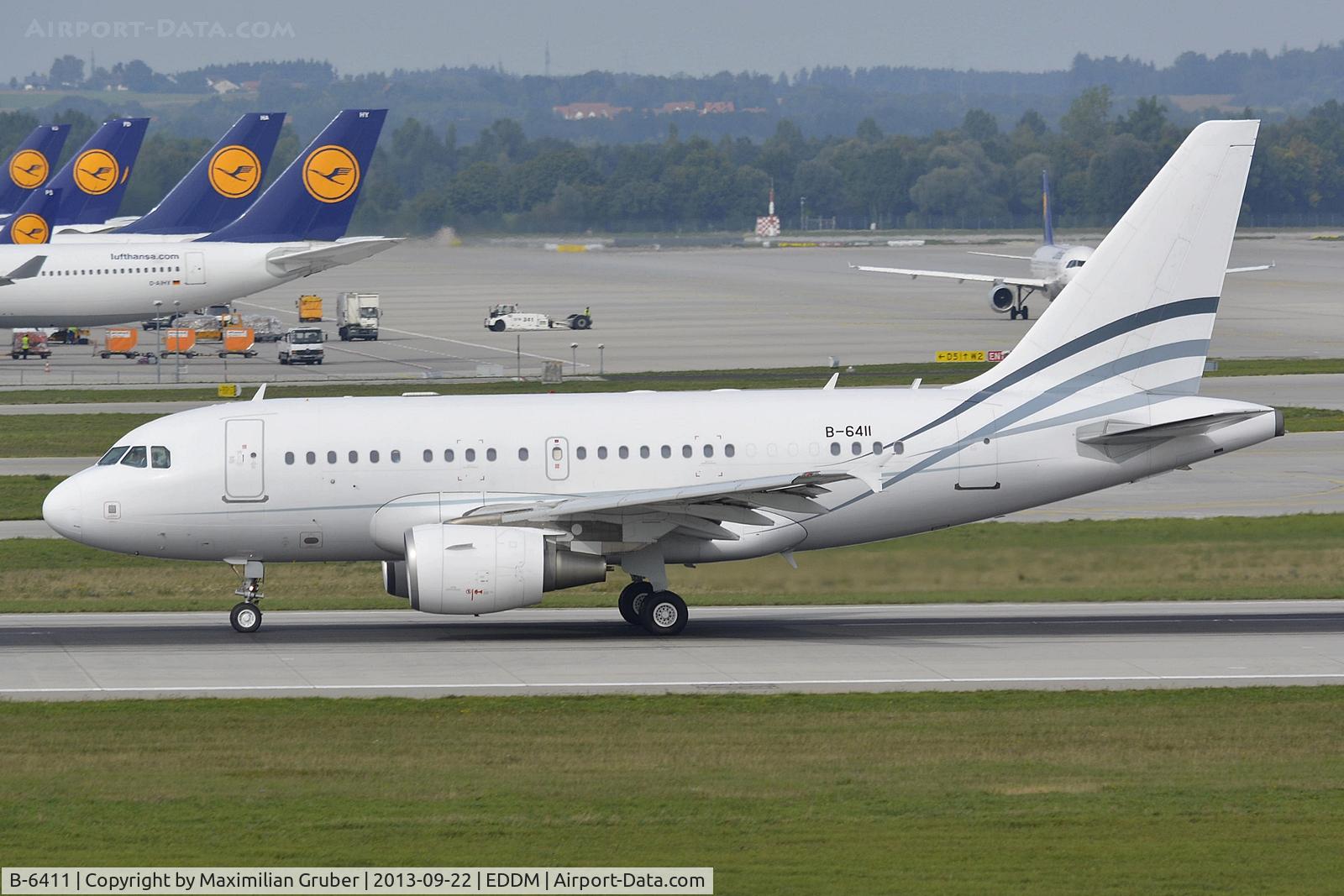 B-6411, 2009 Airbus ACJ318 (A318-112/CJ) C/N 3886, Yalian Business Jet