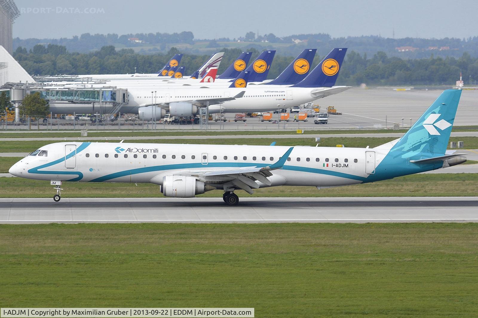 I-ADJM, 2009 Embraer 195LR (ERJ-190-200LR) C/N 19000258, Air Dolomiti