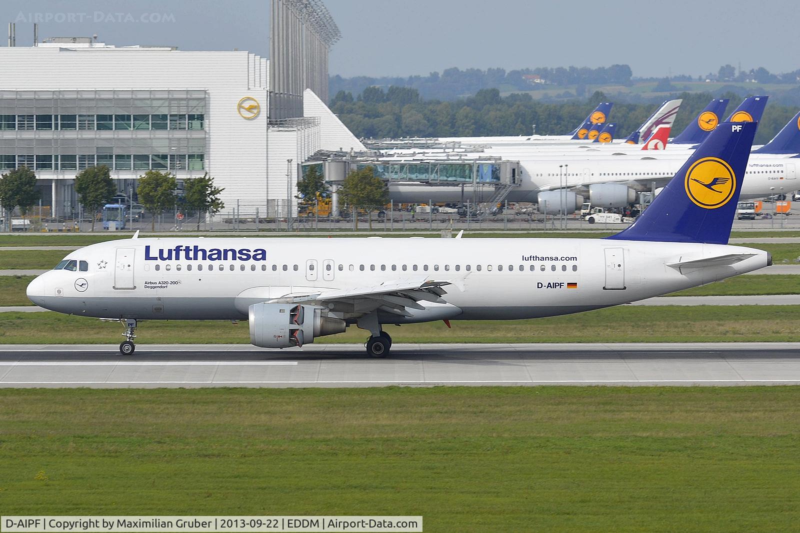 D-AIPF, 1989 Airbus A320-211 C/N 0083, Lufthansa