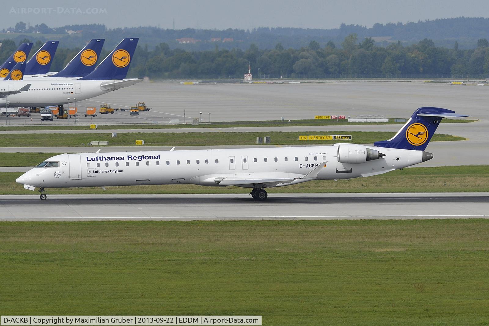 D-ACKB, 2006 Bombardier CRJ-900LR (CL-600-2D24) C/N 15073, Lufthansa Cityline