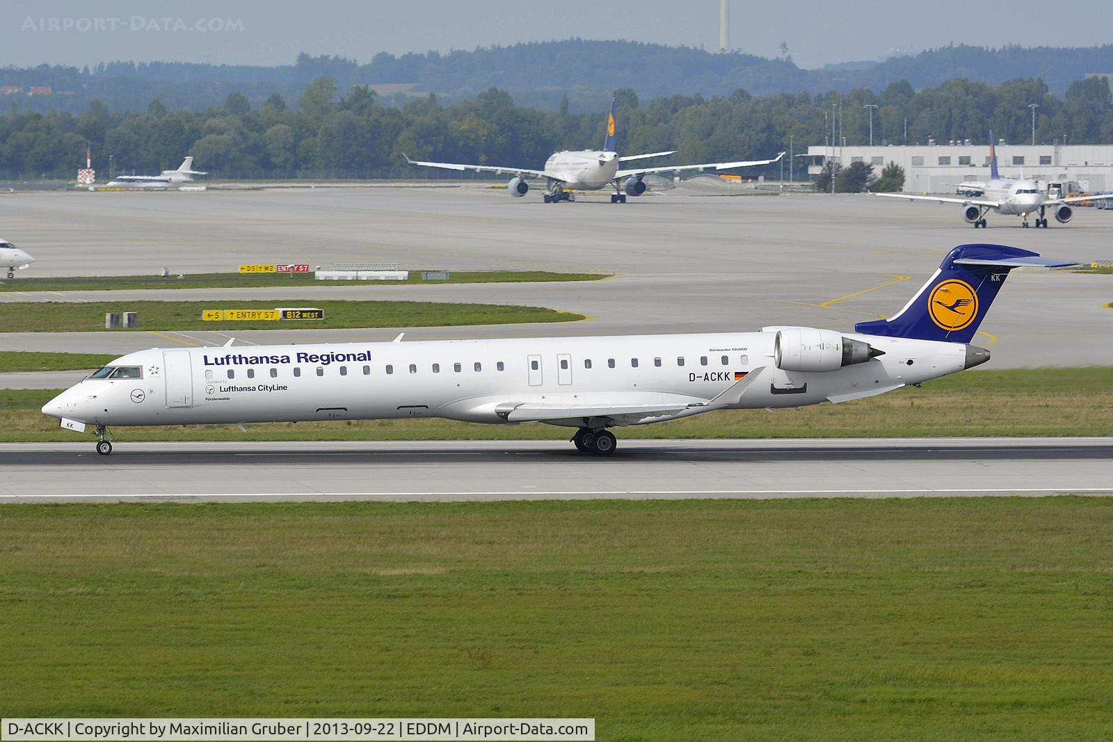 D-ACKK, 2006 Bombardier CRJ-900LR (CL-600-2D24) C/N 15094, Lufthansa Cityline