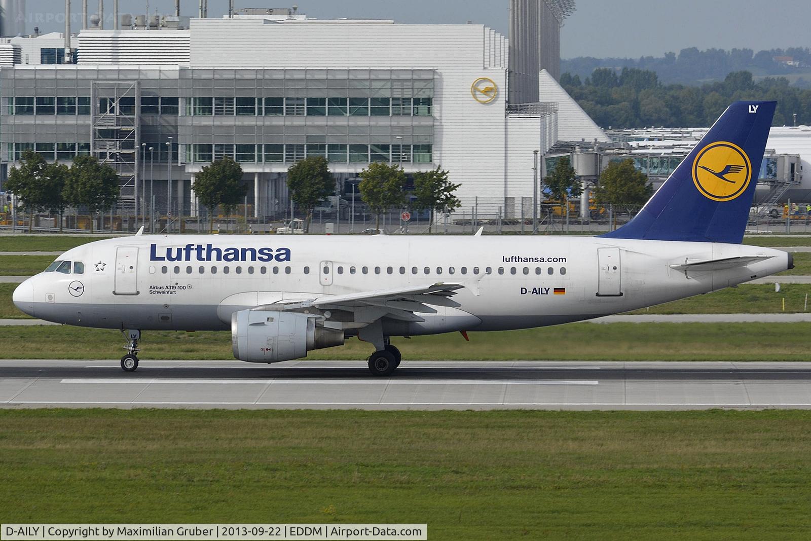 D-AILY, 1998 Airbus A319-114 C/N 875, Lufthansa