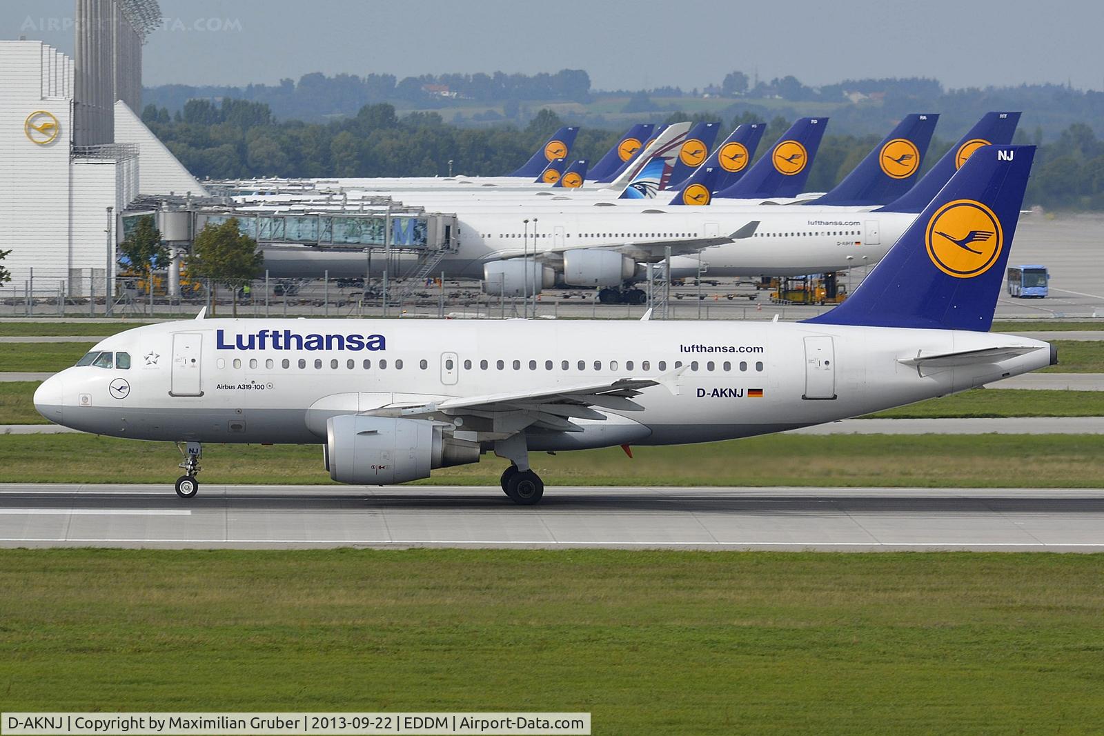 D-AKNJ, 2000 Airbus A319-112 C/N 1172, Lufthansa
