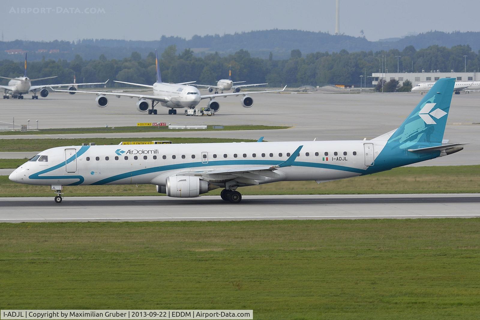 I-ADJL, 2009 Embraer 195LR (ERJ-190-200LR) C/N 19000256, Air Dolomiti