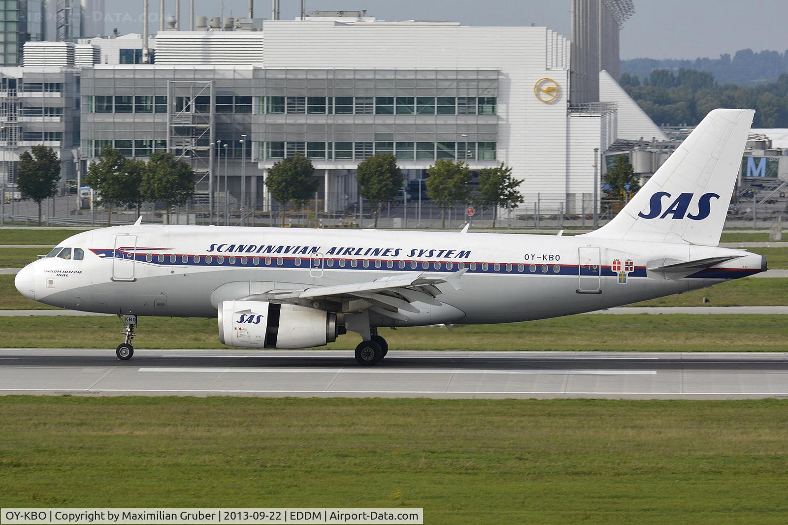 OY-KBO, 2006 Airbus A319-131 C/N 2850, SAS Scandinavian Airlines
