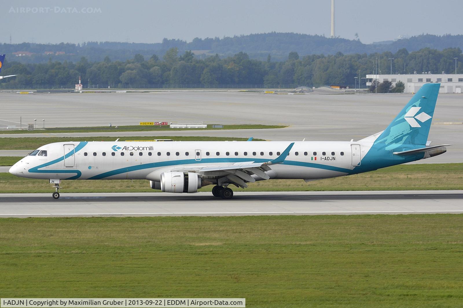 I-ADJN, 2009 Embraer 195LR (ERJ-190-200LR) C/N 19000270, Air Dolomiti