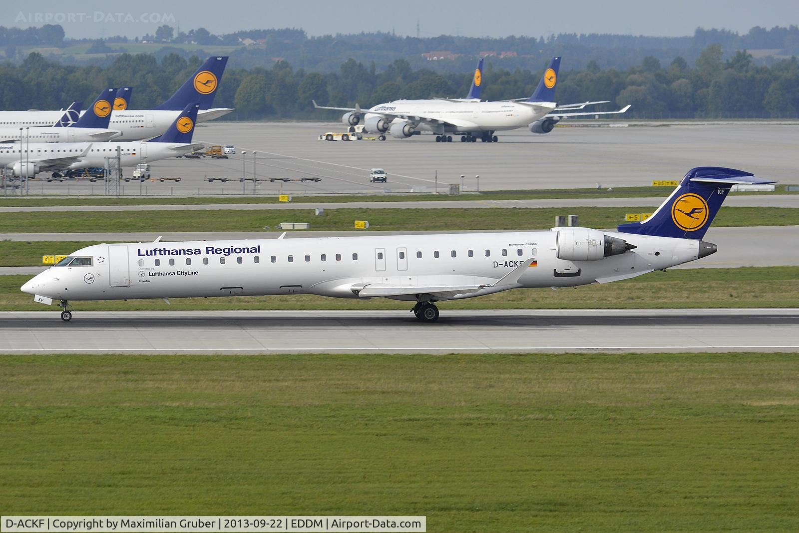 D-ACKF, 2006 Bombardier CRJ-900LR (CL-600-2D24) C/N 15083, Lufthansa Cityline