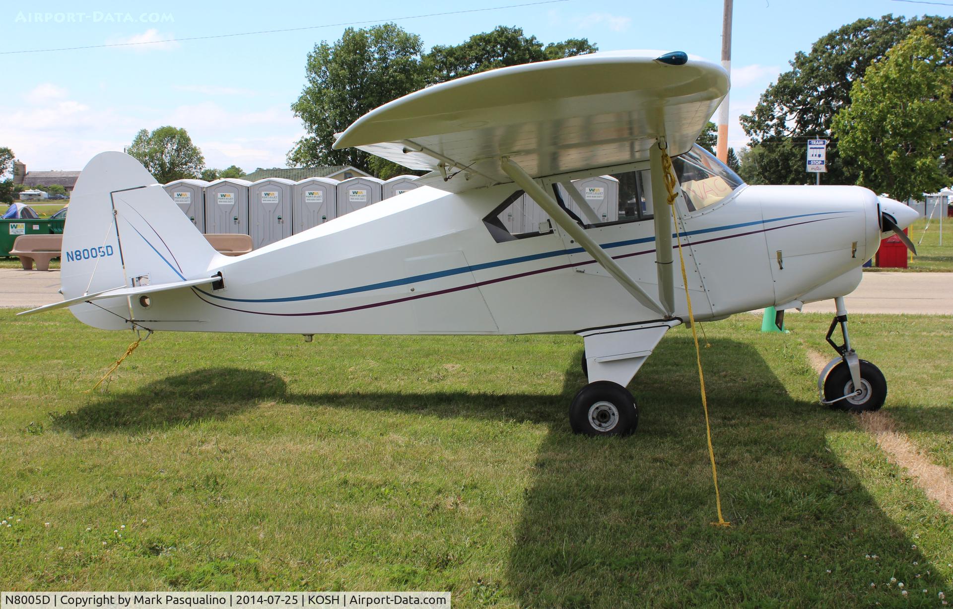 N8005D, 1957 Piper PA-22-150 C/N 22-5531, Piper PA-22-150
