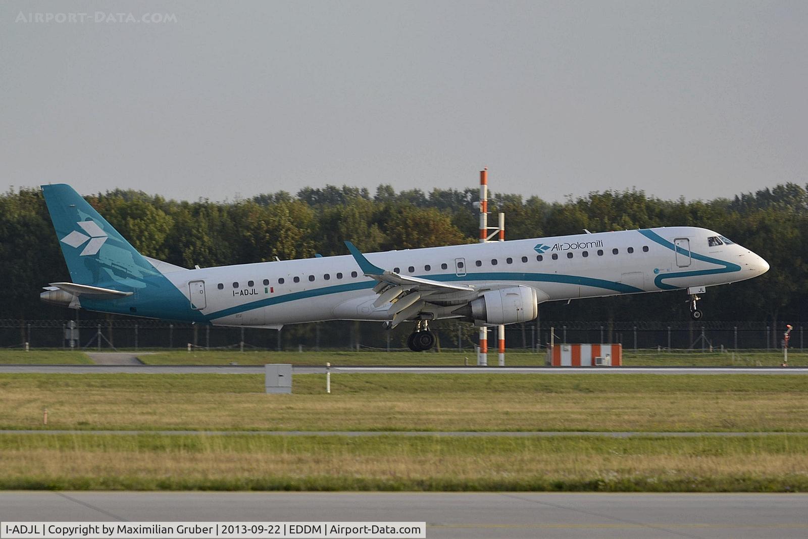 I-ADJL, 2009 Embraer 195LR (ERJ-190-200LR) C/N 19000256, Air Dolomiti