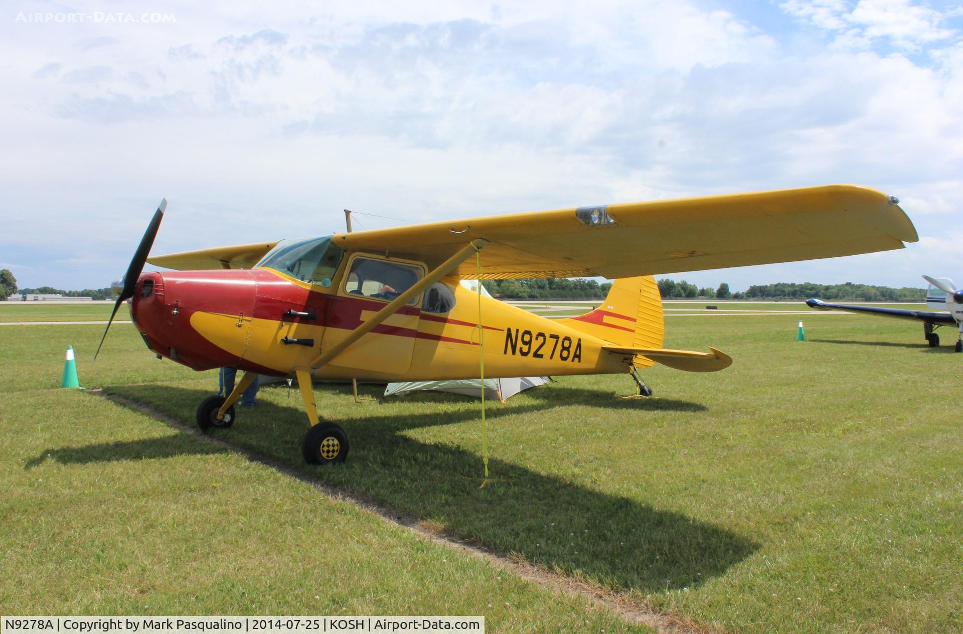 N9278A, 1950 Cessna 170A C/N 19371, Cessna 170A