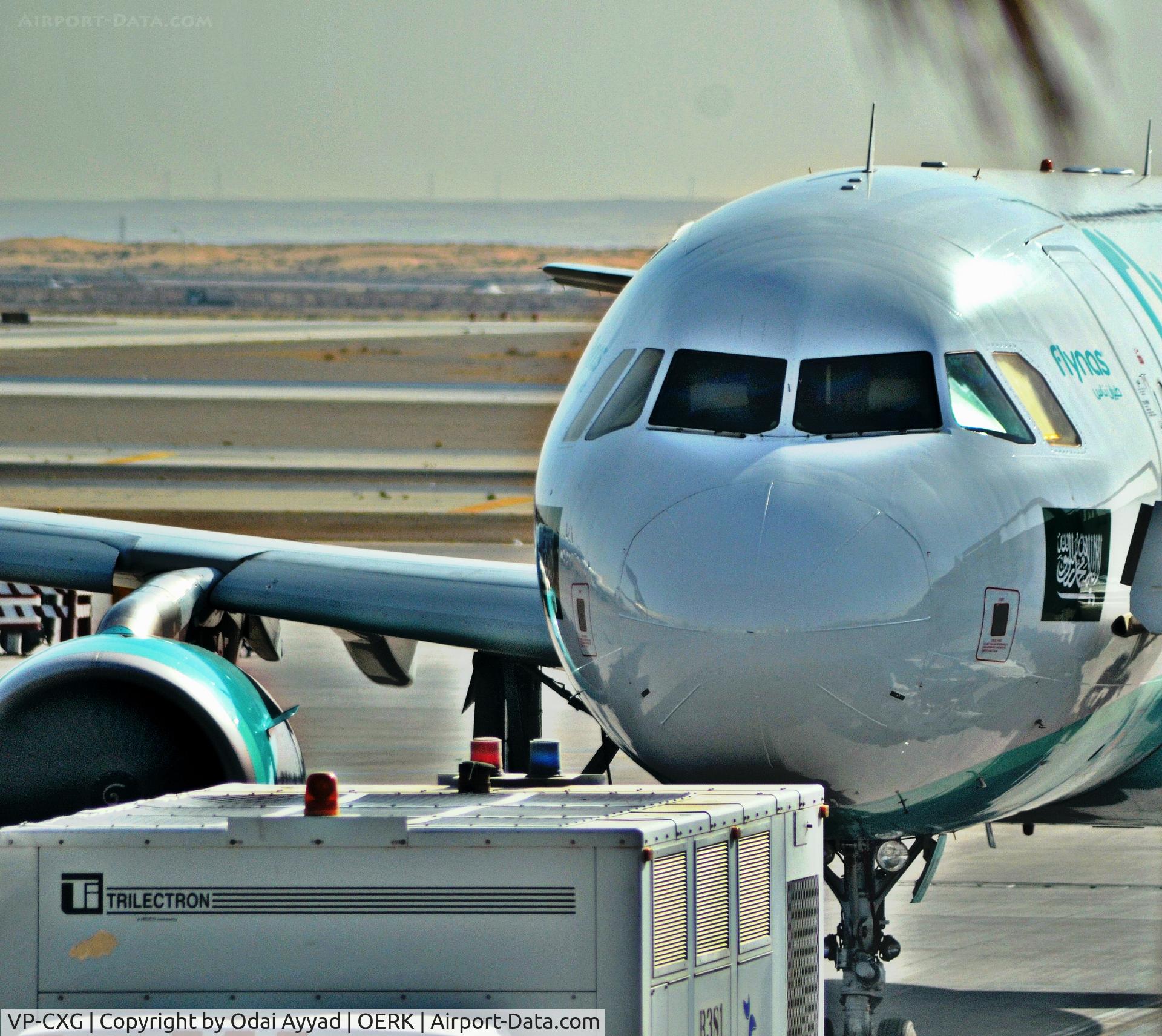 VP-CXG, Airbus A320-214 C/N 1965, Parked At King Khalid Airport