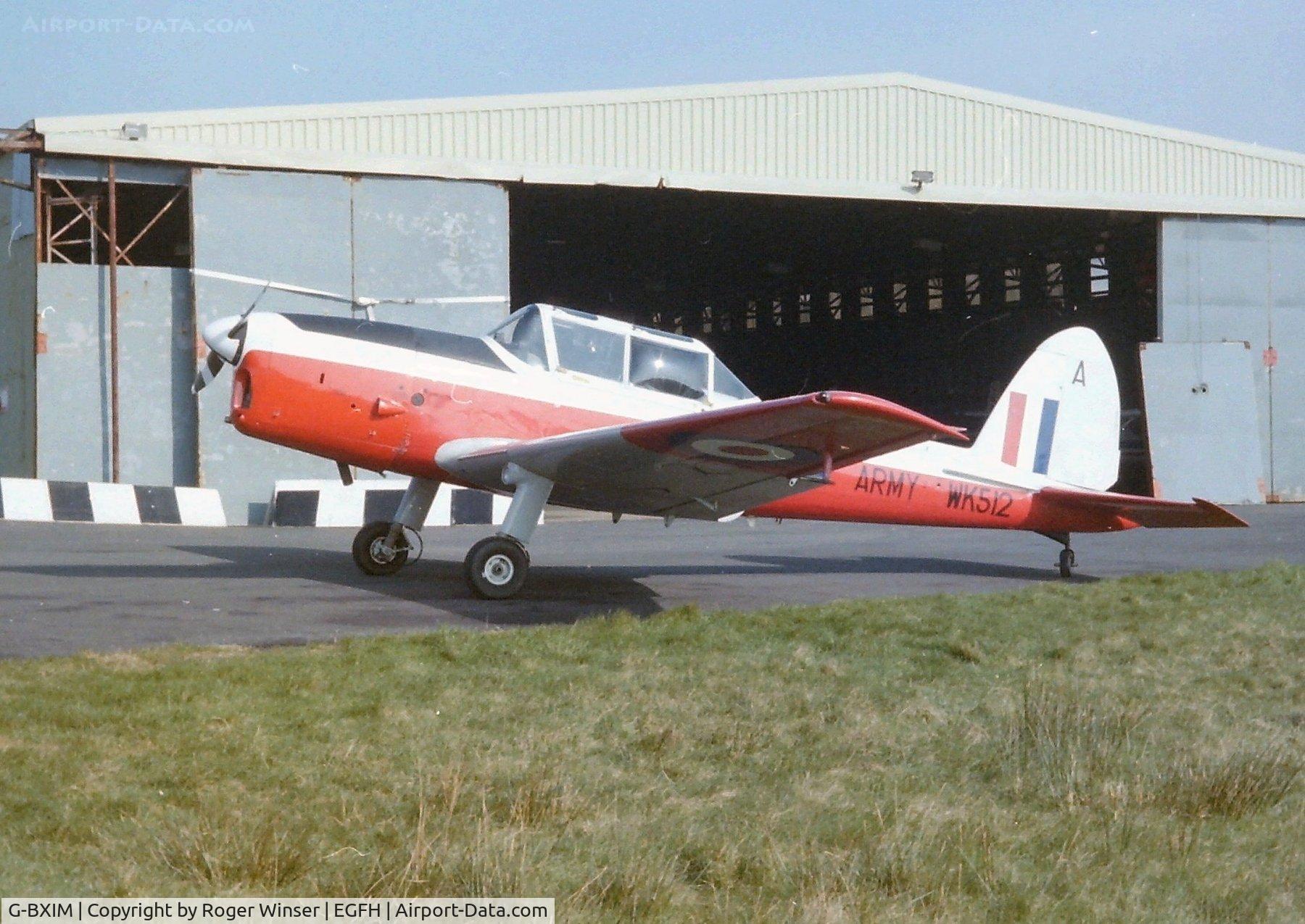 G-BXIM, 1951 De Havilland DHC-1 Chipmunk 22 C/N C1/0548, Ex-Army Air Corps Chipmunk marked WK512/