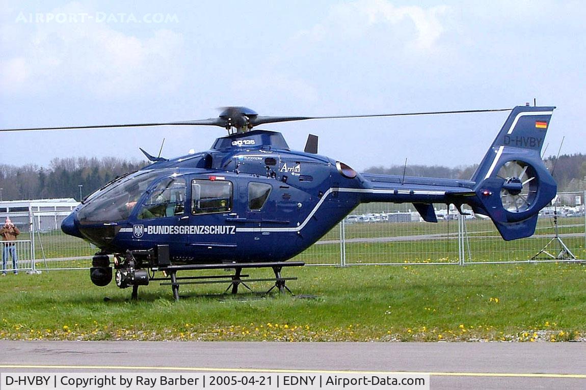 D-HVBY, 2004 Eurocopter EC-135T-2 C/N 0353, Eurocopter EC.135T2 [0353] (Bundespolizei) Friedrichshafen~D 21/04/2005