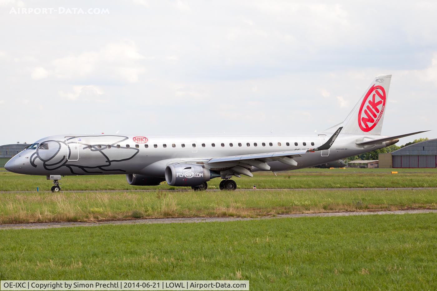 OE-IXC, 2010 Embraer 190LR (ERJ-190-100LR) C/N 19000349, OE-IXC @ Linz Airport