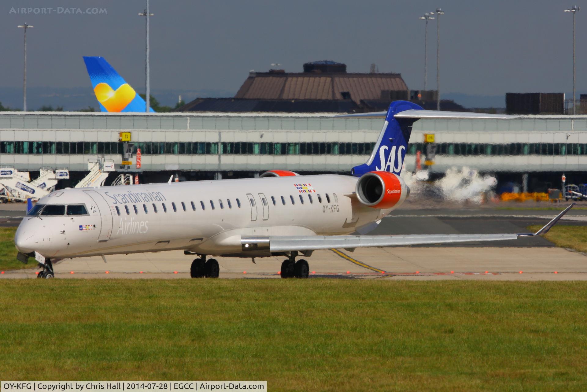 OY-KFG, 2009 Bombardier CRJ-900ER (CL-600-2D24) C/N 15237, SAS Scandinavian