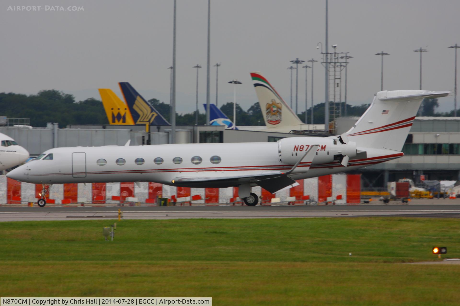 N870CM, 2005 Gulfstream Aerospace GV-SP (G550) C/N 5076, Caremark Aviation