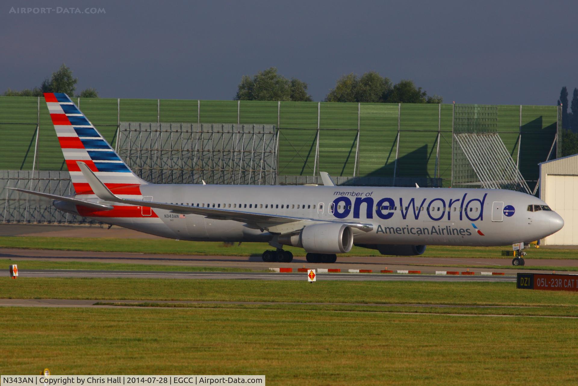N343AN, 2003 Boeing 767-323 C/N 33082, American Airlines