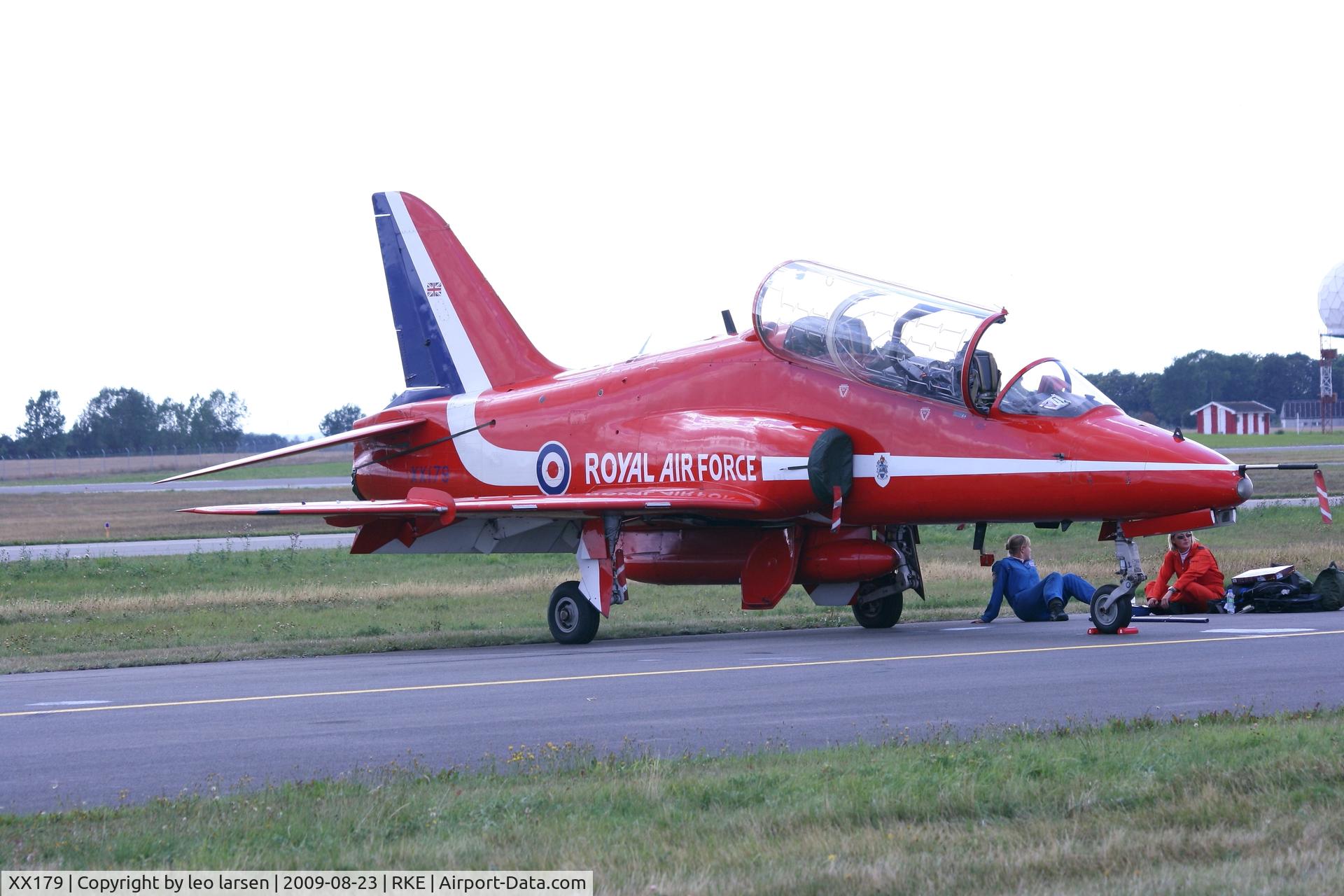 XX179, 1977 Hawker Siddeley Hawk T.1W C/N 026/312026, Roskilde Air Show 23.8.09
