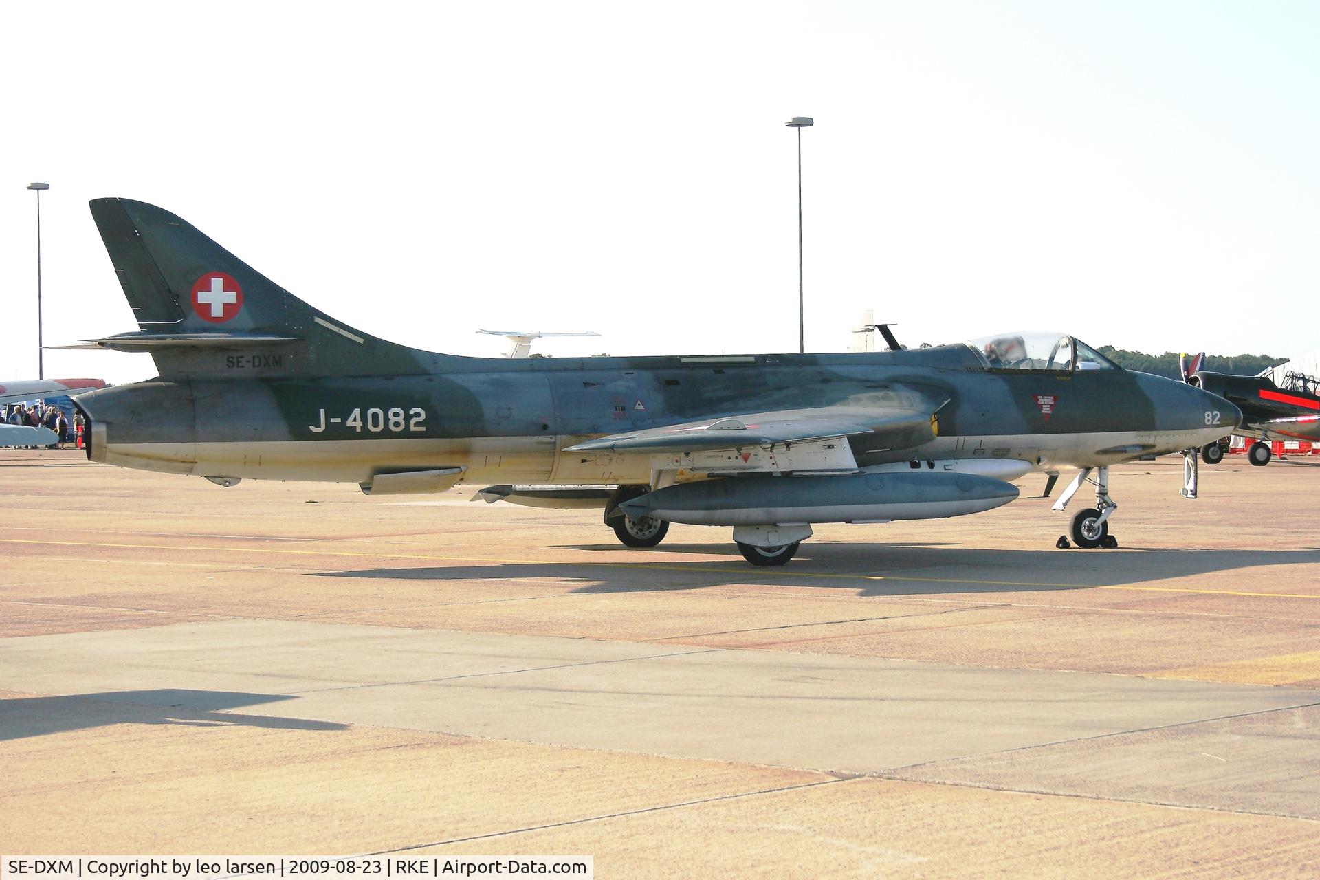 SE-DXM, 1959 Hawker Hunter F.58 C/N 41H/697449, Roskilde Air Show 23.8.09