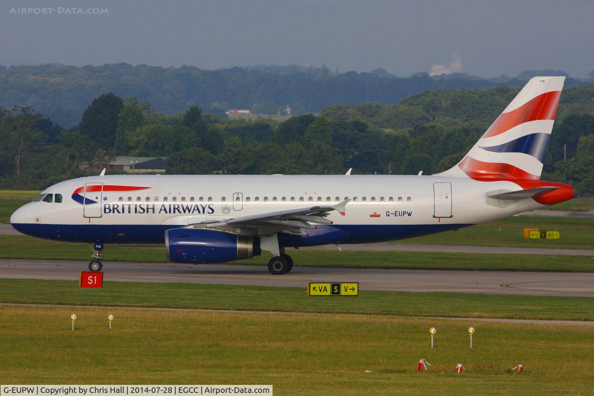 G-EUPW, 2001 Airbus A319-131 C/N 1440, British Airways