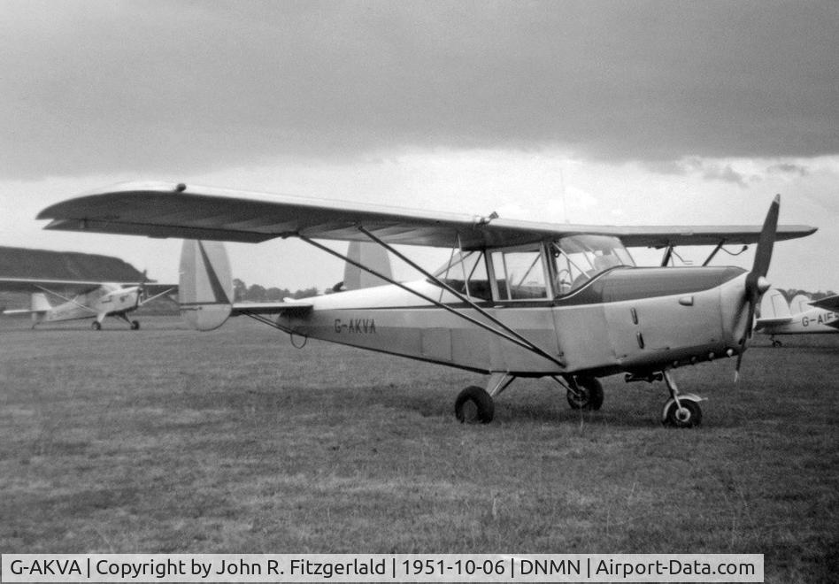 G-AKVA, 1948 Chrislea CH-3 Super Ace 2 C/N 109, At first stationed at Exeter in the south of England and then exported in 1951 in Takoradi (Ghana). Currently is Stored in Namibia with registration ZS-DPR.