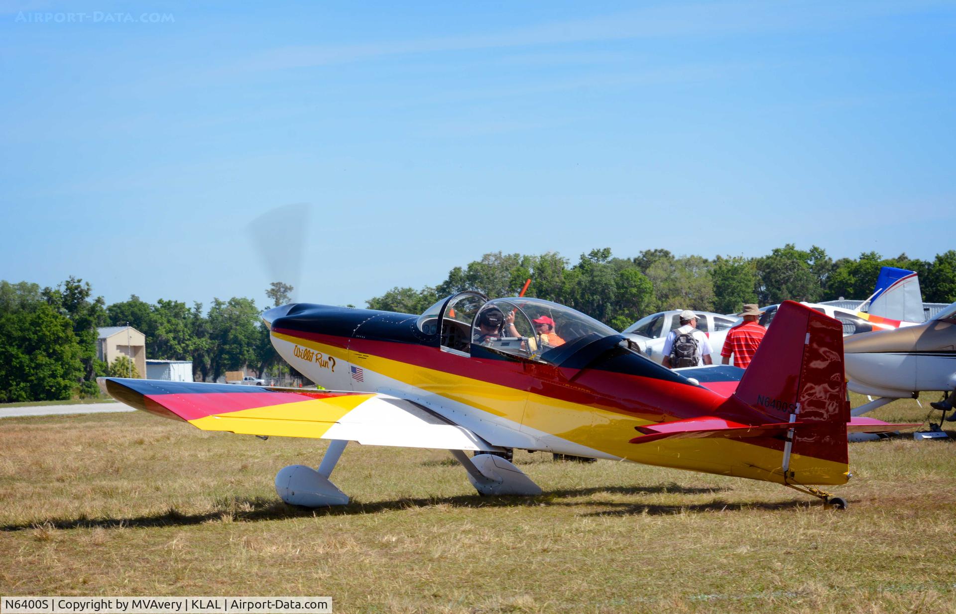 N6400S, 1999 Vans RV-4 C/N 4272/218, 2014 Sun n Fun