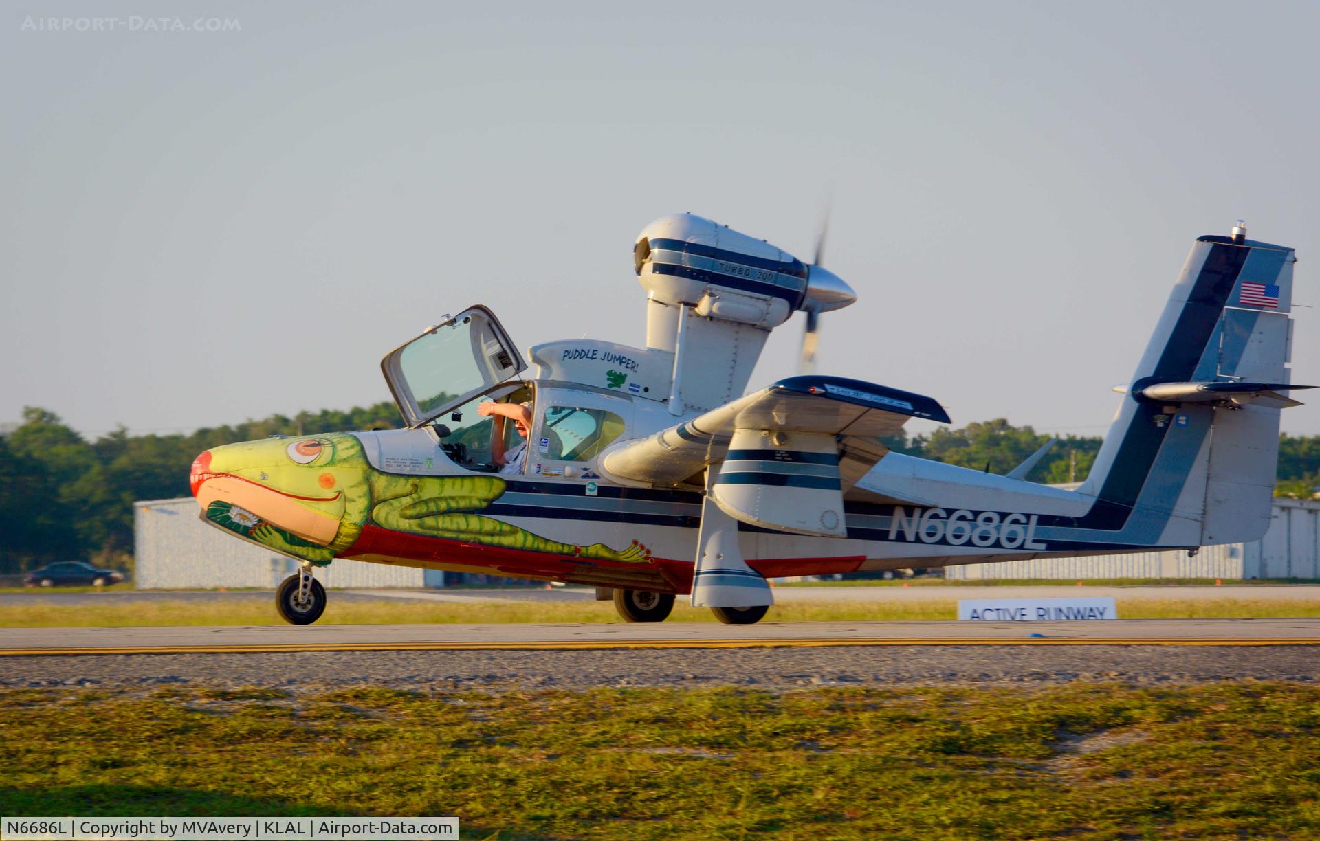 N6686L, 1970 Lake LA-4-200 Buccaneer C/N 449, 2014 Sun n Fun