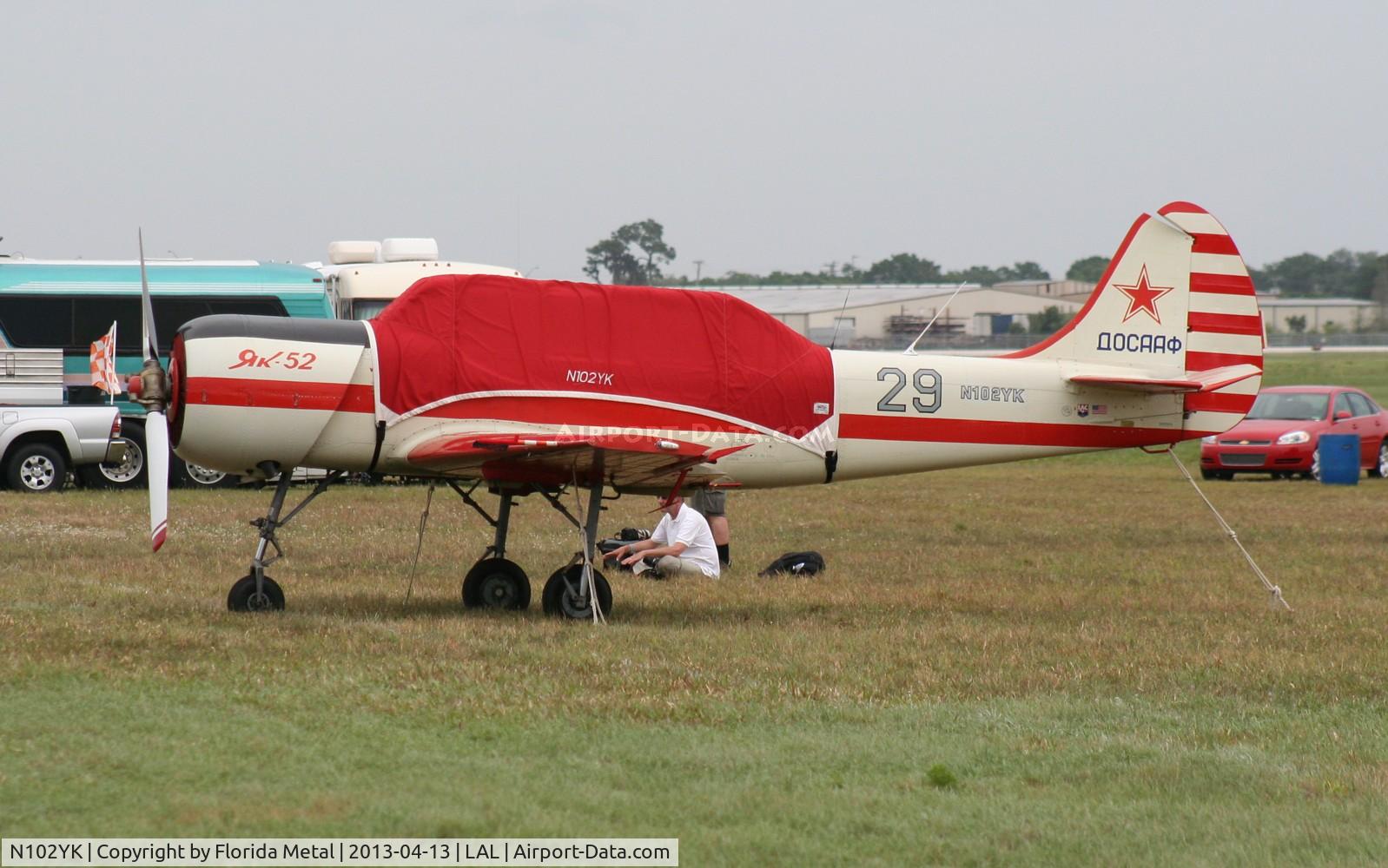 N102YK, 1991 Yakovlev Yak-52 C/N 9111309, Yak 52