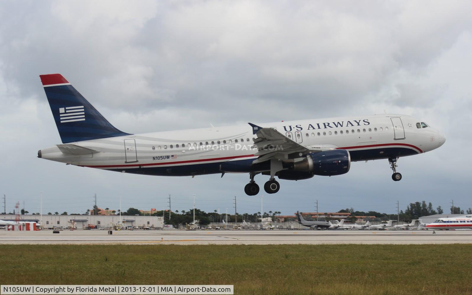 N105UW, 1999 Airbus A320-214 C/N 0868, US Airways A320