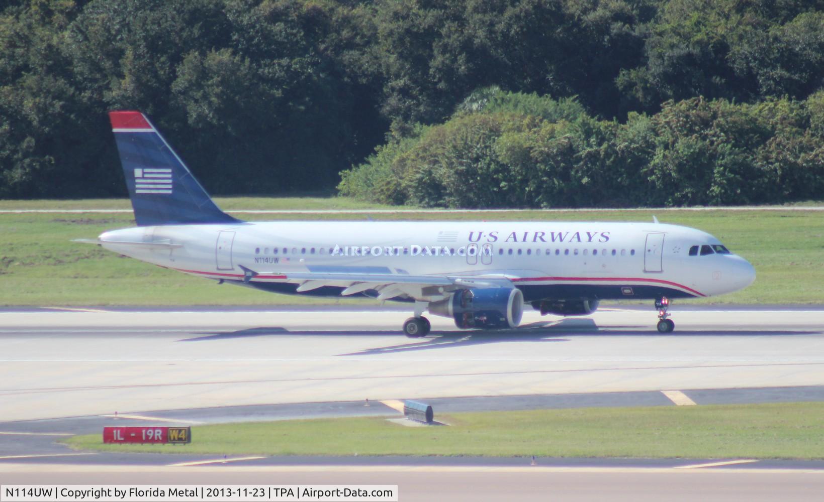 N114UW, 1999 Airbus A320-214 C/N 1148, US Airways A320