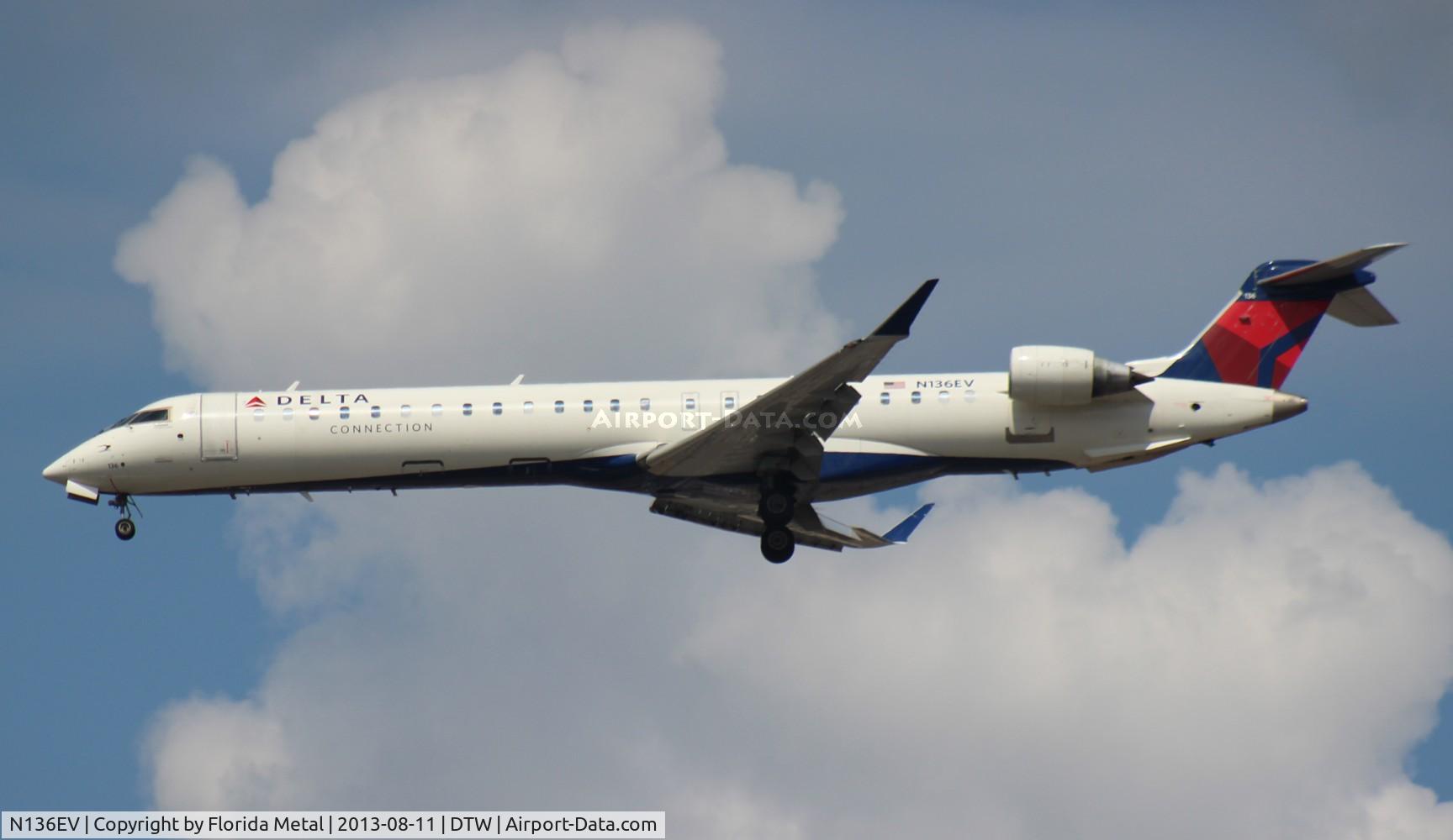N136EV, 2009 Bombardier CRJ-900ER (CL-600-2D24) C/N 15226, Delta CRJ-900