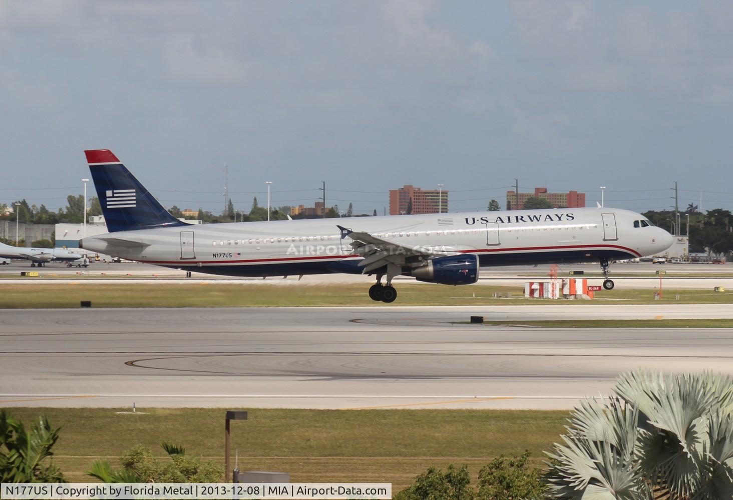 N177US, 2001 Airbus A321-211 C/N 1517, US Airways A321