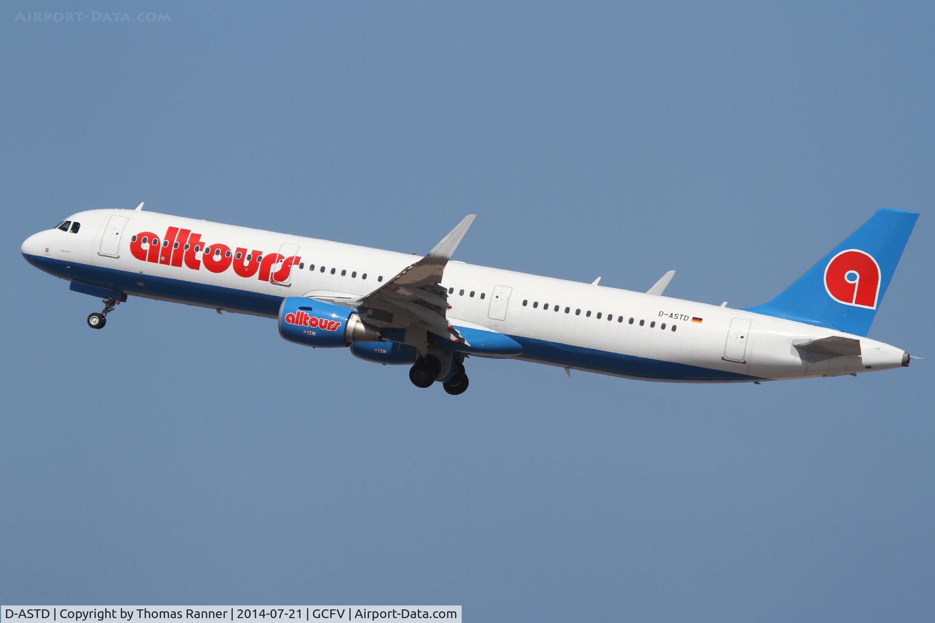 D-ASTD, 2013 Airbus A321-211 C/N 5843, Alltours A321