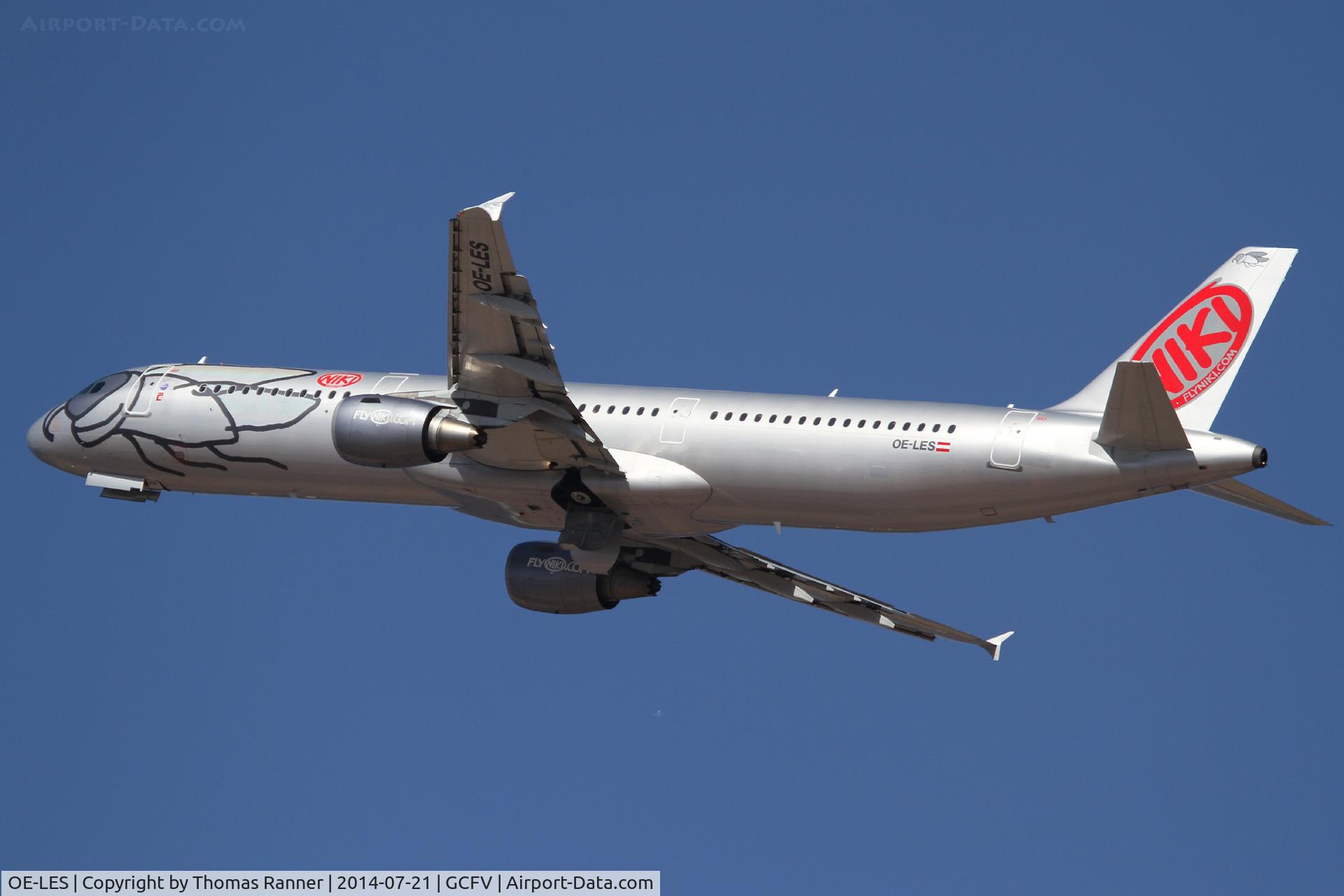 OE-LES, 2008 Airbus A321-211 C/N 3504, Niki A321