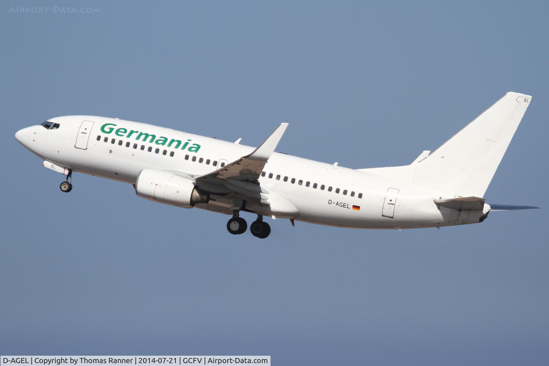 D-AGEL, 1997 Boeing 737-75B C/N 28110, Germania B737