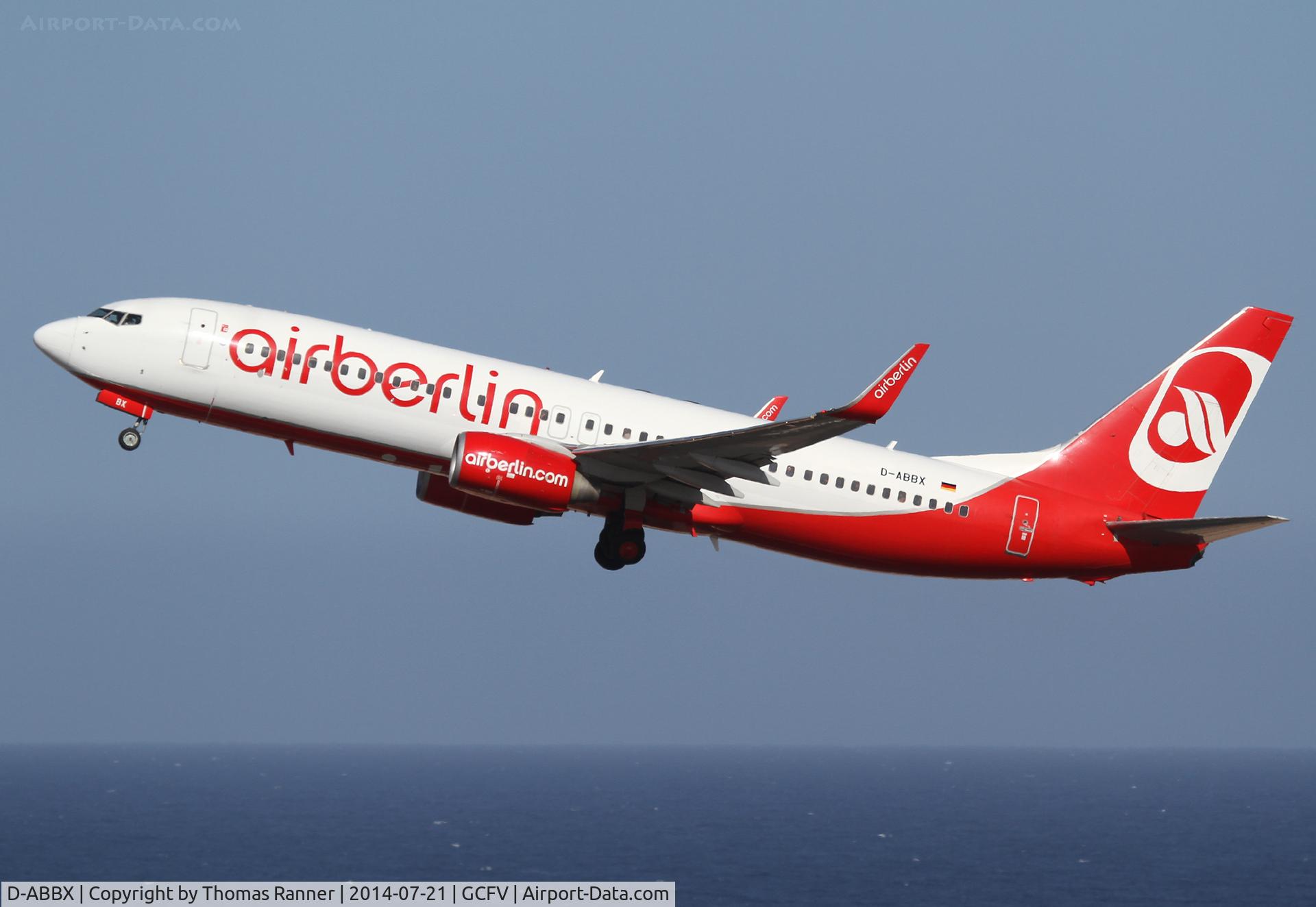 D-ABBX, 2007 Boeing 737-86J C/N 34969, Air Berlin B737