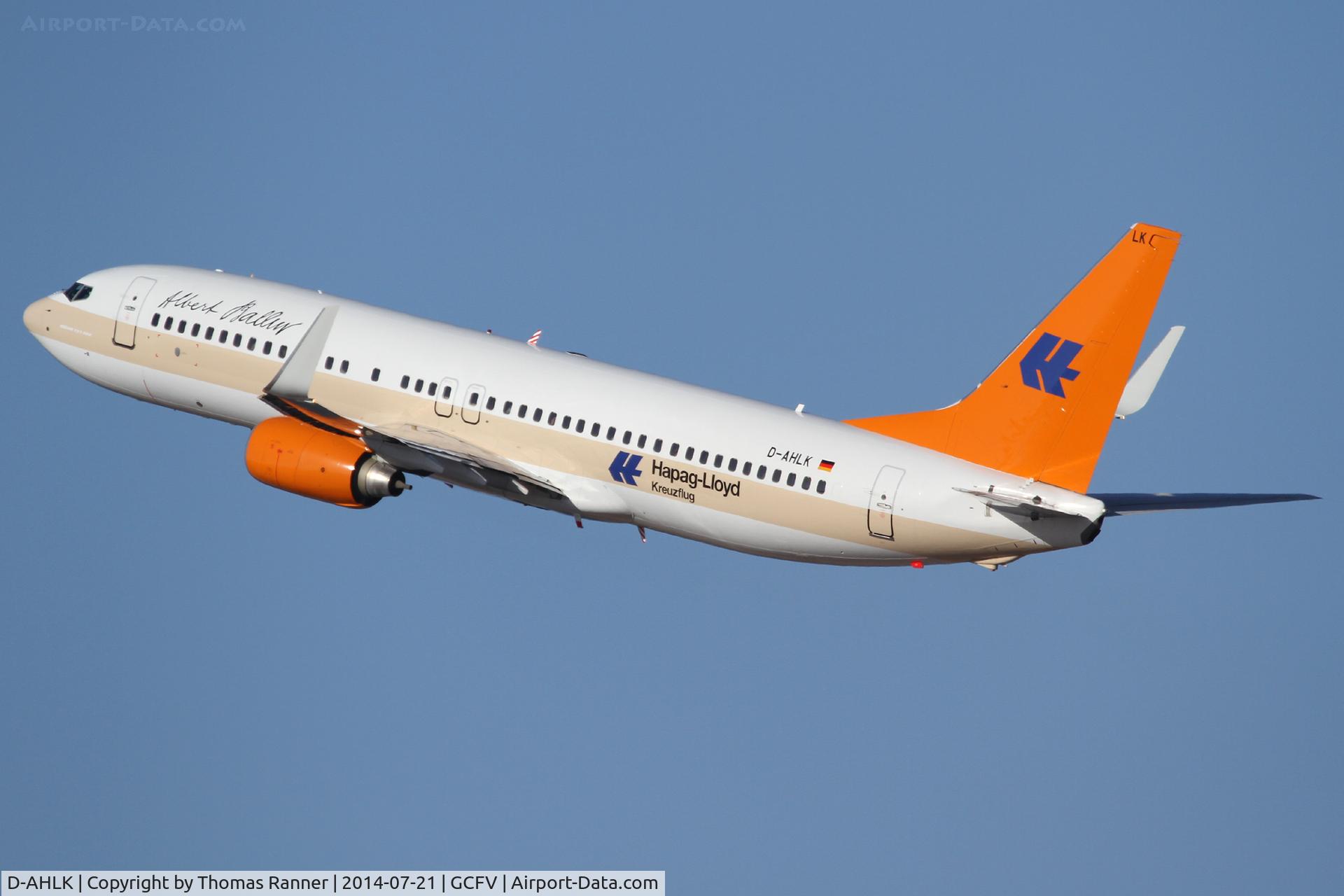 D-AHLK, 2008 Boeing 737-8K5 C/N 35143, Hapag Lloyd B737
