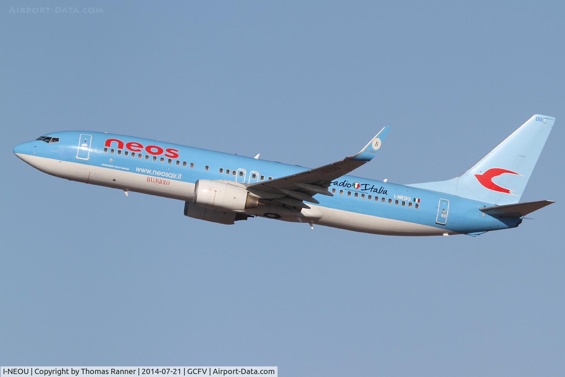 I-NEOU, 2002 Boeing 737-86N C/N 29887, Neos B737