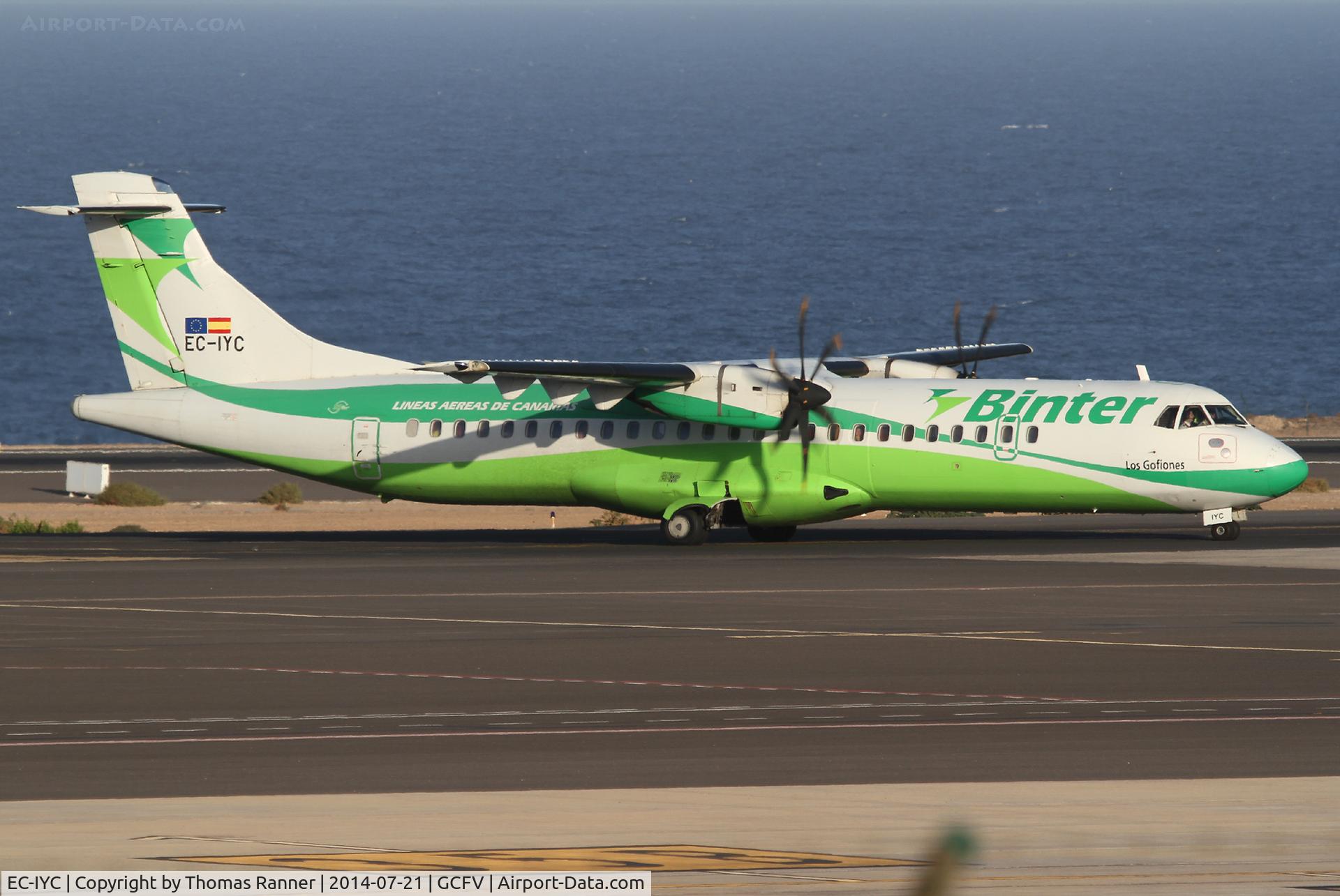 EC-IYC, 2004 ATR 72-212A C/N 709, Binter ATR72